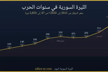 The Syrian Pound in the War Years: USD Rate from 2011 to 2020